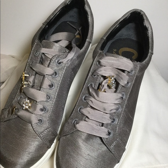 Circus by Sam Edelman Shoes - Circus Brand Sneakers Metalic Grey with charms!